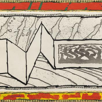 Pierre Alechinsky - Autour du traité des excitants modernes - Du Tabac - Maison de Balzac - don du cercle des amis de la maison de Balzac