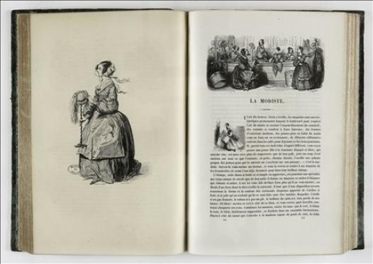 Double page illustrée