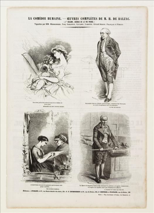 Affiche de librairie de l'édition Furne-Houssiaux