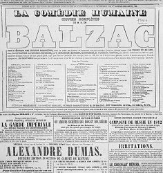 Publicité parue dans L'Illustration en 1847